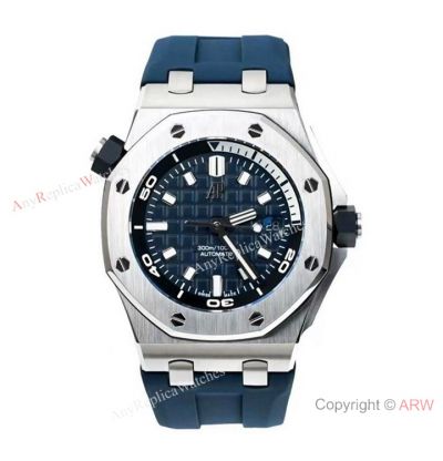 Swiss Copy Audemars Piguet Royal Oak Offshore Diver Swiss 9015 Navy Dial Watch